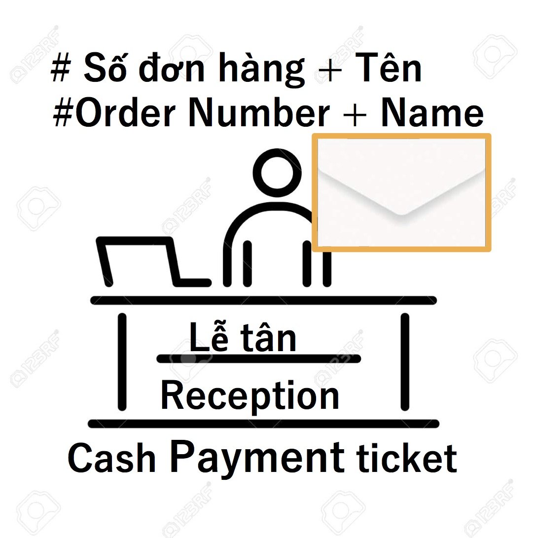 951 Sat-Adm Cash payment at reception/Tra tien mat (Le Tan)/現金支払( レセプション預)