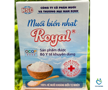 画像をギャラリービューアに読み込む, 742 Wed-sgn Sea salt (pale)/Muối biển nhạt Royal/天然塩(にがり塩)250g