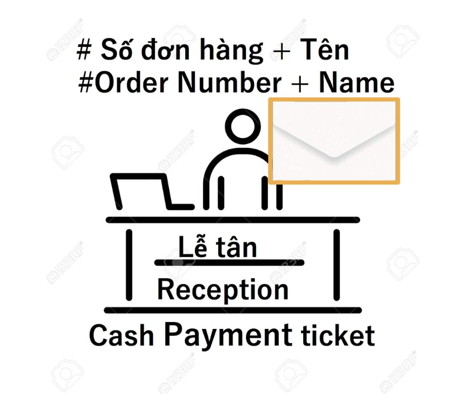 951 Thu-Adm Cash payment at reception/Tra tien mat （Le Tan)/現金支払( レセプション預）