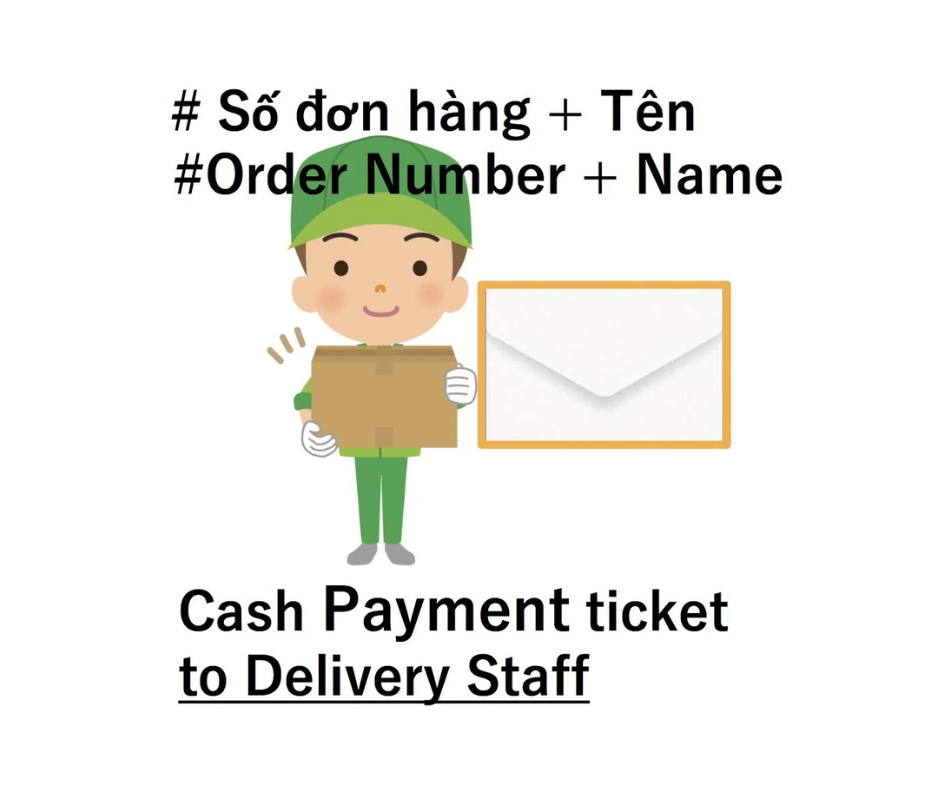 952 Mon-Adm Cash payment directly to delivery staffs/Tra tien mat (Nguoi Giao Hang)/現金支払（配達員）