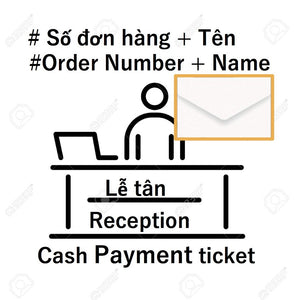 961 Sat-Adm Cash payment at reception/Tra tien mat （Le Tan)/現金支払( 10/2 レセプション預）