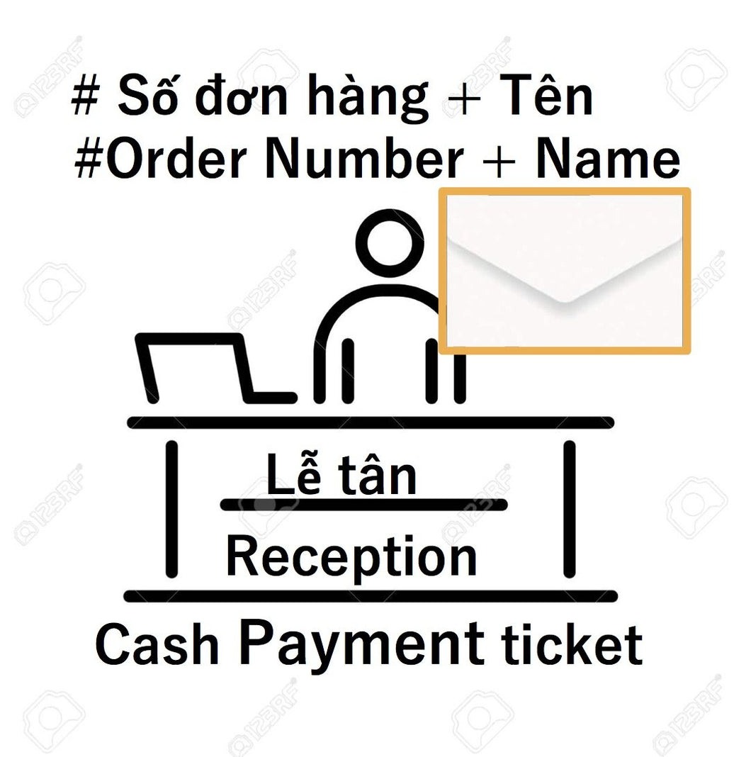 951 Tue-Adm Cash payment at reception/Tra tien mat （Le Tan)/現金支払( レセプション預）