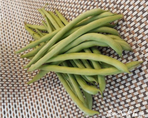 129 Tue-fam VN green bean/Đậu cove/インゲン(太）300g
