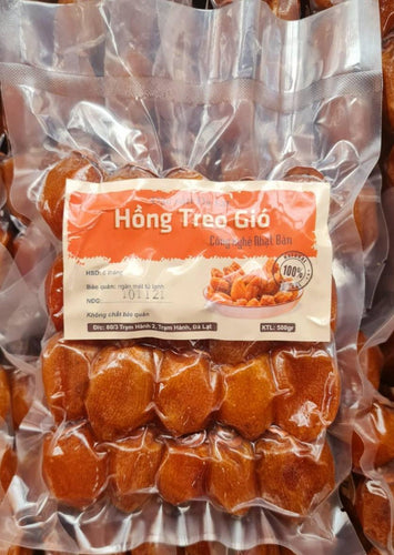 504 Wed-sgn Dried Persimmon/Hồng khô/干し柿 (Ms. Dung - Cầu Đất)500g